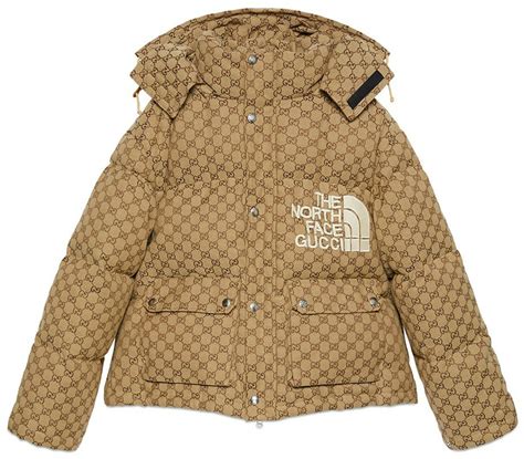 giubbotto smanicato gucci|Gucci x The North Face Print Jacket Beige/Ebony .